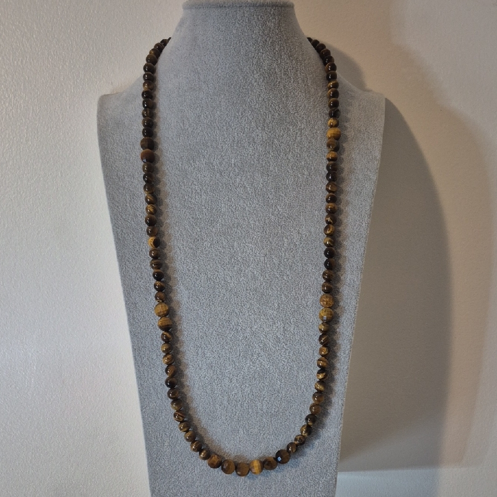 Golden Tigers Eye Necklace&Braclet Natural